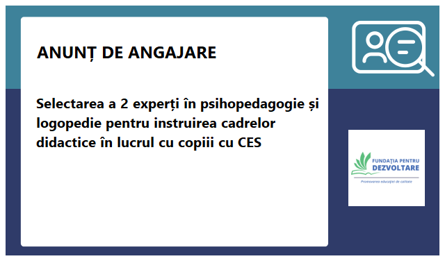 Fundația pentru Dezvoltare Fundația pentru Dezvoltare