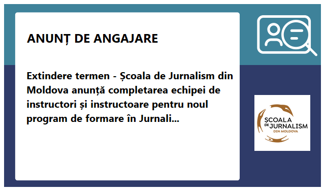 Școala de Jurnalism din Moldova Școala de Jurnalism din Moldova