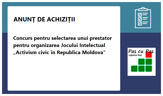 AO ”Pas cu Pas regiunea Sud”