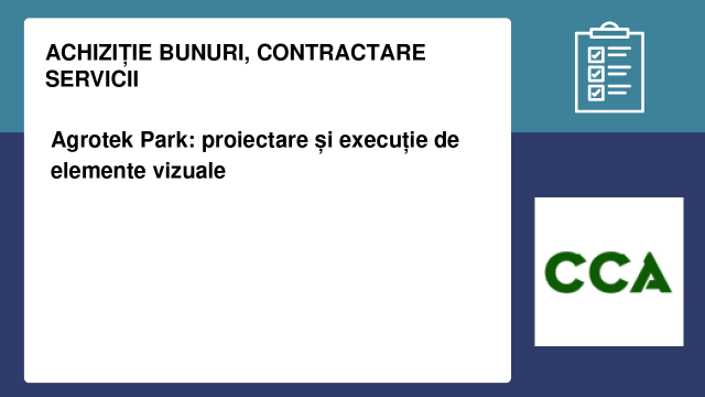 Agrotek Park: proiectare și execuție de elemente vizuale Agrotek Park: proiectare și execuție de elemente vizuale