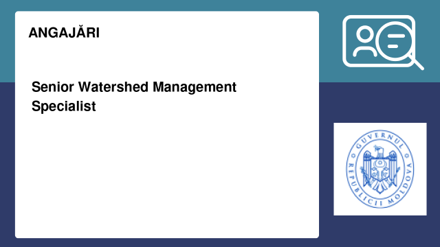 Senior Watershed Management Specialist Senior Watershed Management Specialist