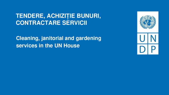 Cleaning, janitorial and gardening services in the UN House
