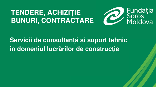 Servicii de consultanță și suport tehnic în domeniul lucrărilor de construcție
