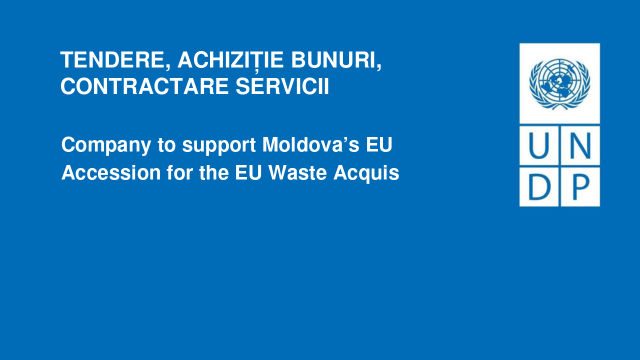 Company to support Moldova’s EU Accession for the EU Waste Acquis