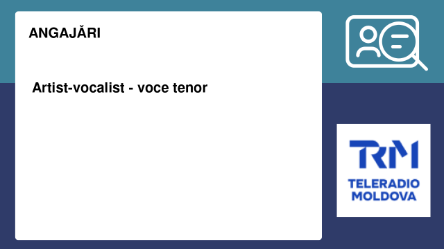 Artist-vocalist - voce tenor