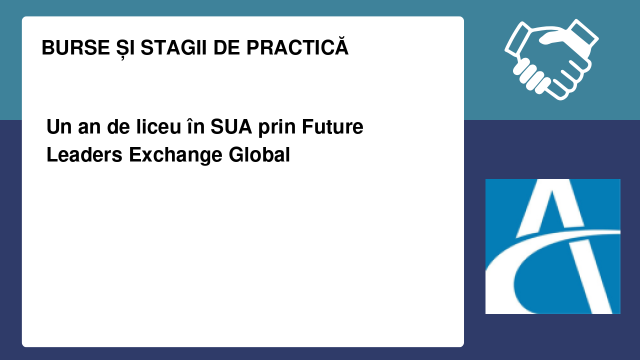 Un an de liceu în SUA prin Future Leaders Exchange Global