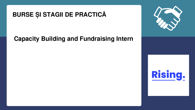 Capacity Building and Fundraising Intern Capacity Building and Fundraising Intern
