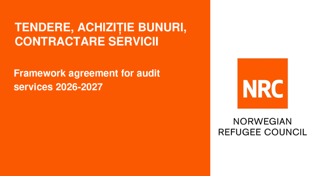 Framework agreement for audit services 2026-2027 Framework agreement for audit services 2026-2027