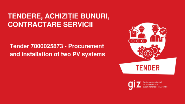 Tender 7000025873 - Procurement and installation of two PV systems