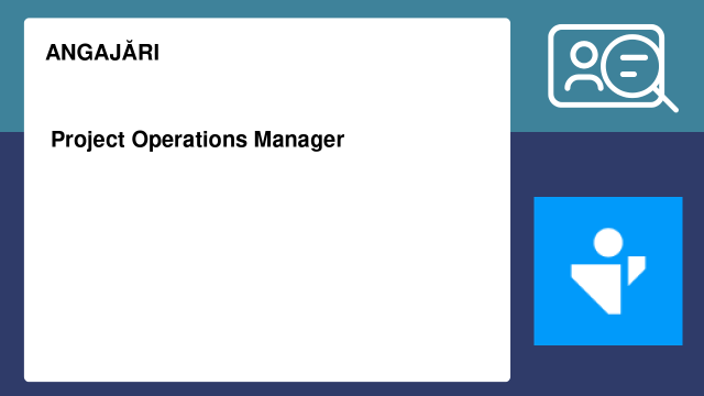 Project Operations Manager Project Operations Manager