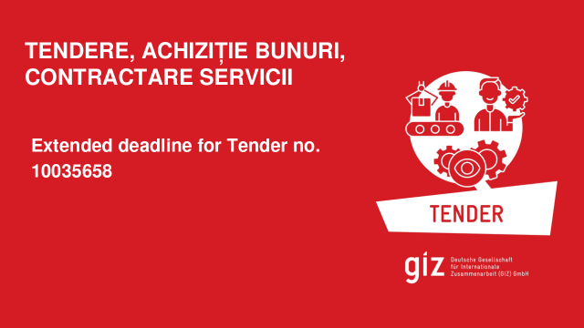 Extended deadline for Tender no. 10035658