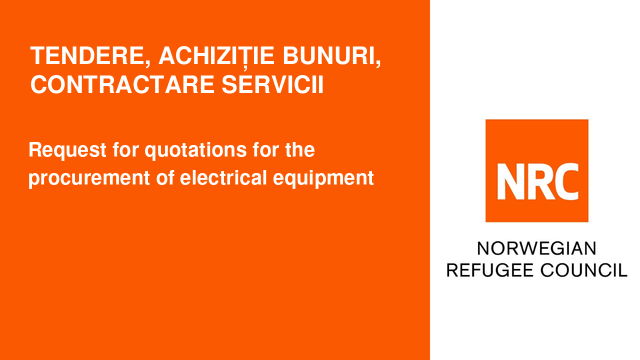 Request for quotations for the procurement of electrical equipment Request for quotations for the procurement of electrical equipment