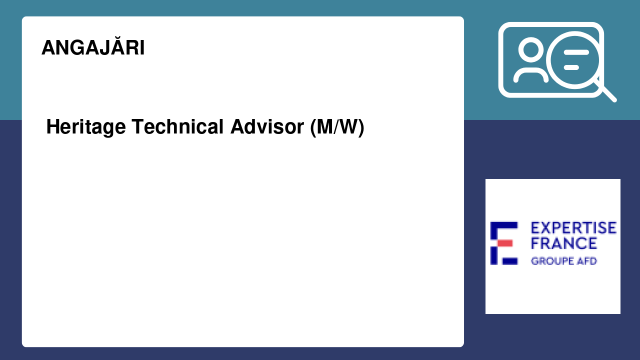 Heritage Technical Advisor (M/W) Heritage Technical Advisor (M/W)