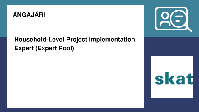 Household-Level Project Implementation Expert (Expert Pool)