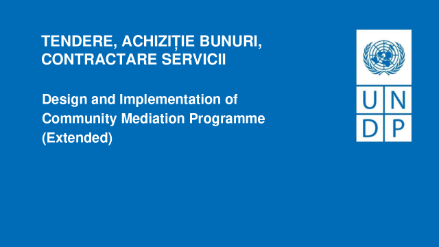 Design and Implementation of Community Mediation Programme (Extended) Design and Implementation of Community Mediation Programme (Extended)