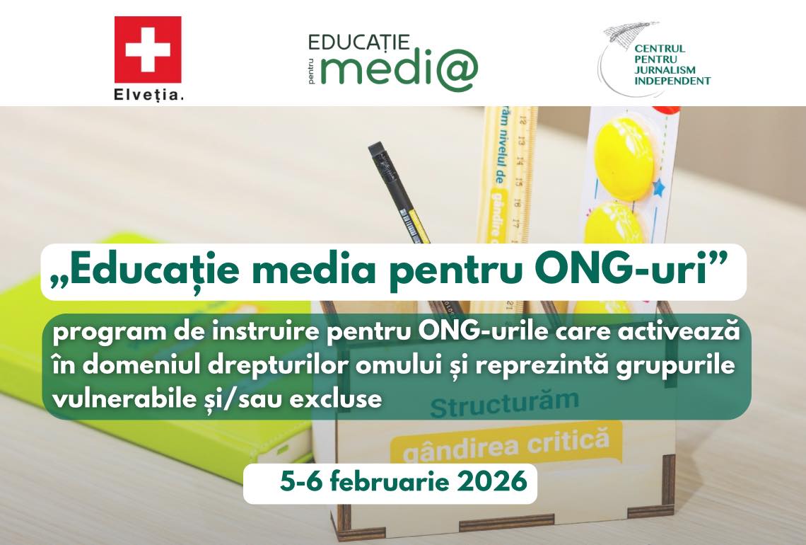 Educația media pentru ONG-uri