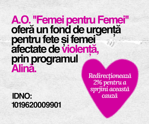 2% către programul Alină