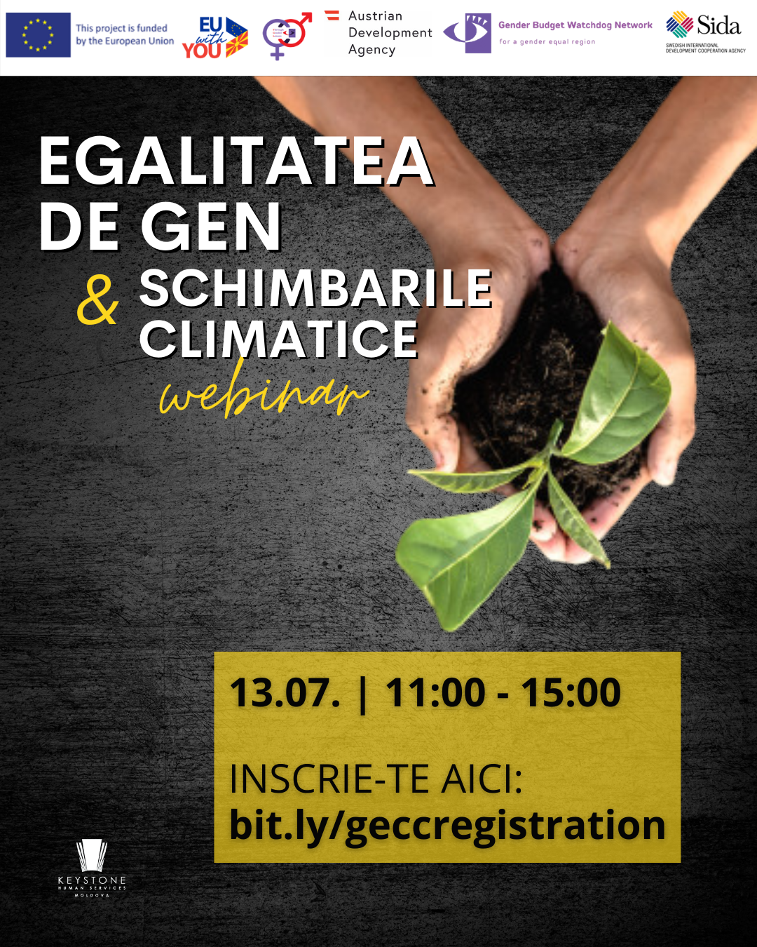 Webinar egalitate gen schimbari climatice 13 iulie 2021