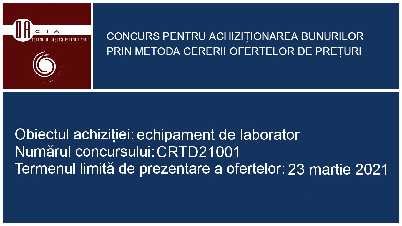 Baner concurs CRTD21001 termen extins