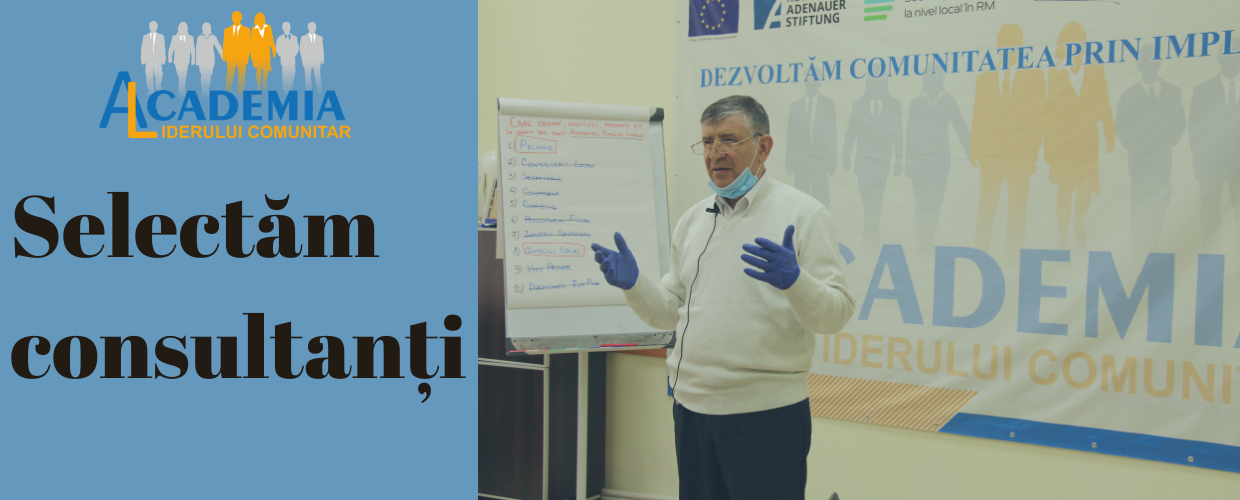 anunț consultanti monitorizare Academie