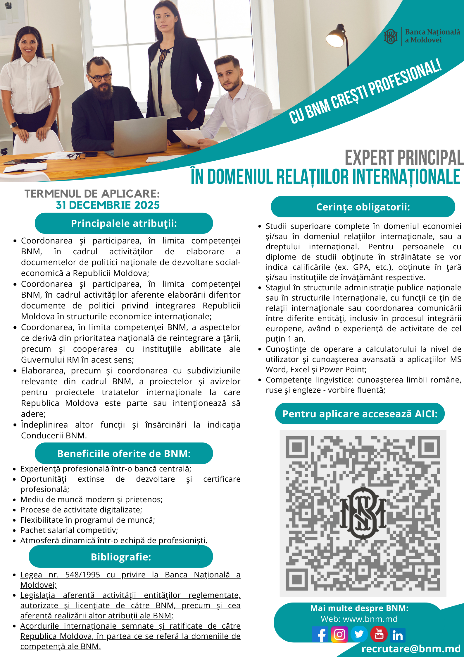 Expert principal domeniul REI