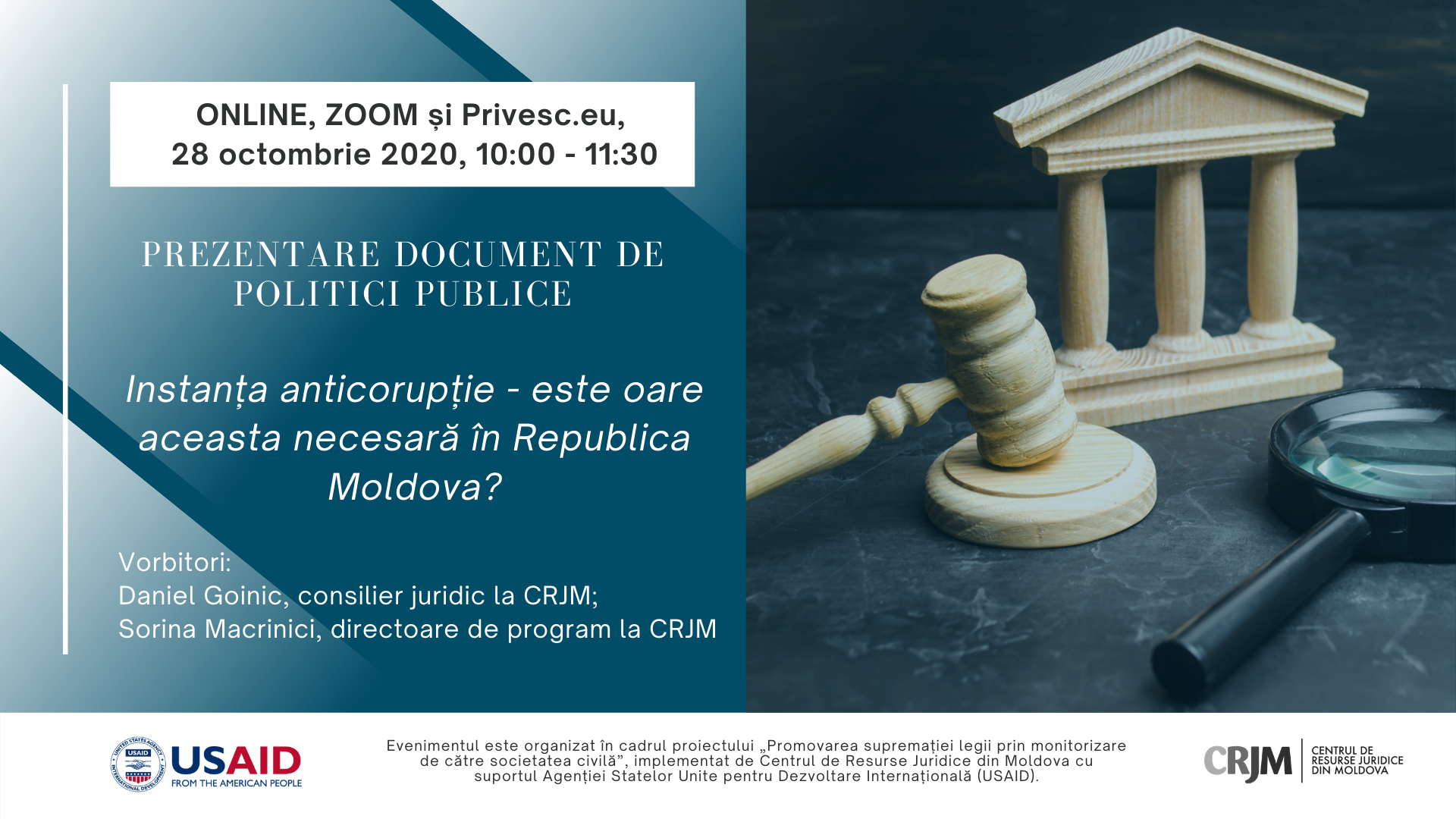 Prezentare Raport 28 octombrie 2020