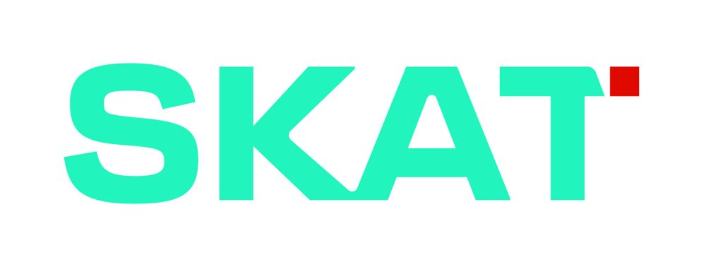 SKAT logo color box white no tagline 1