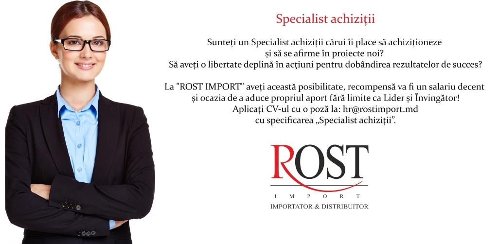 specialist achiziții minimalizat