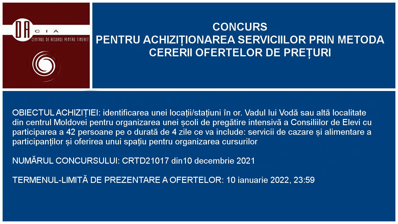 Baner concurs 10 ianuarie 2022