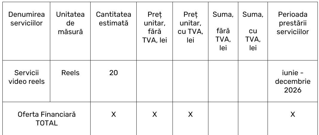 model Oferta Reels