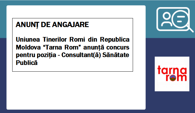 Screenshot Consultant Sănătate publică