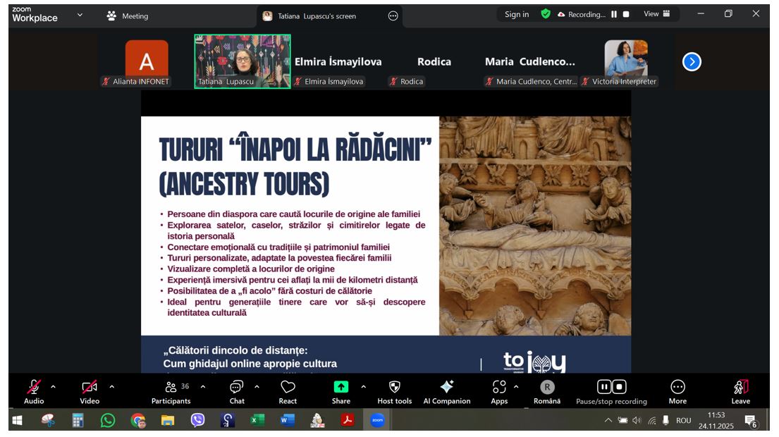 Captura ecran Conferinta 24.11.2025