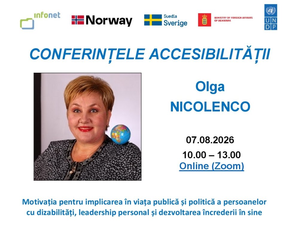 Conferintele Accesibilitatii Olga Nicolenco 7.08.2026