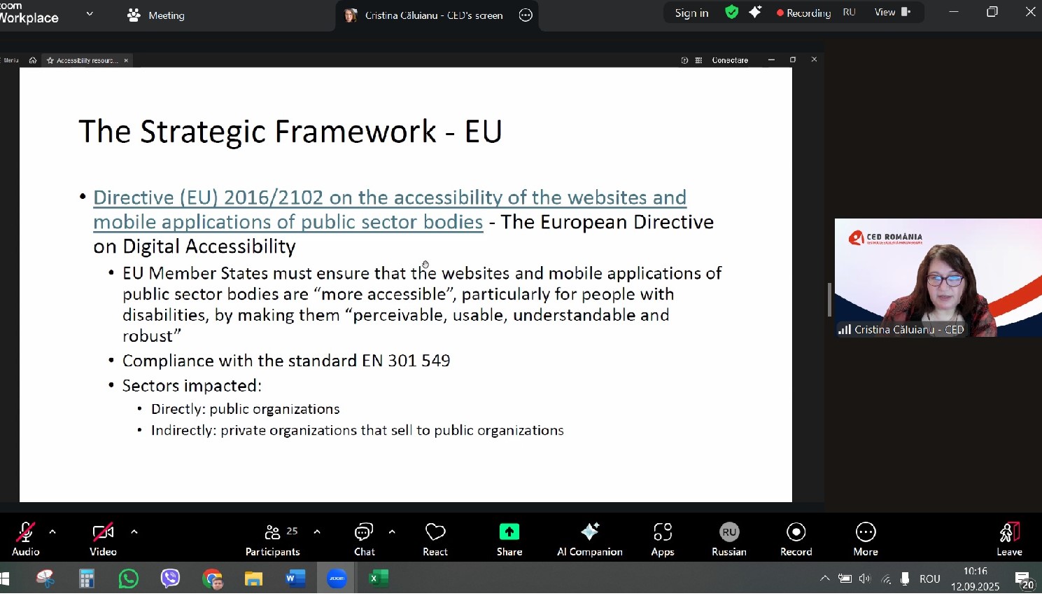 Conferintele Accesibilitatii 12.09.2025